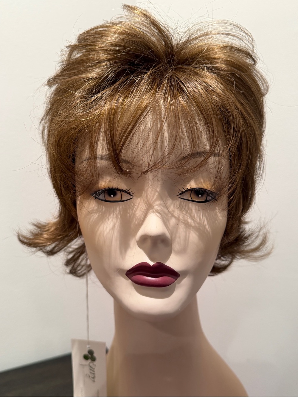 Envy Short Layered Wig “Victoria” in Warm Light Brown